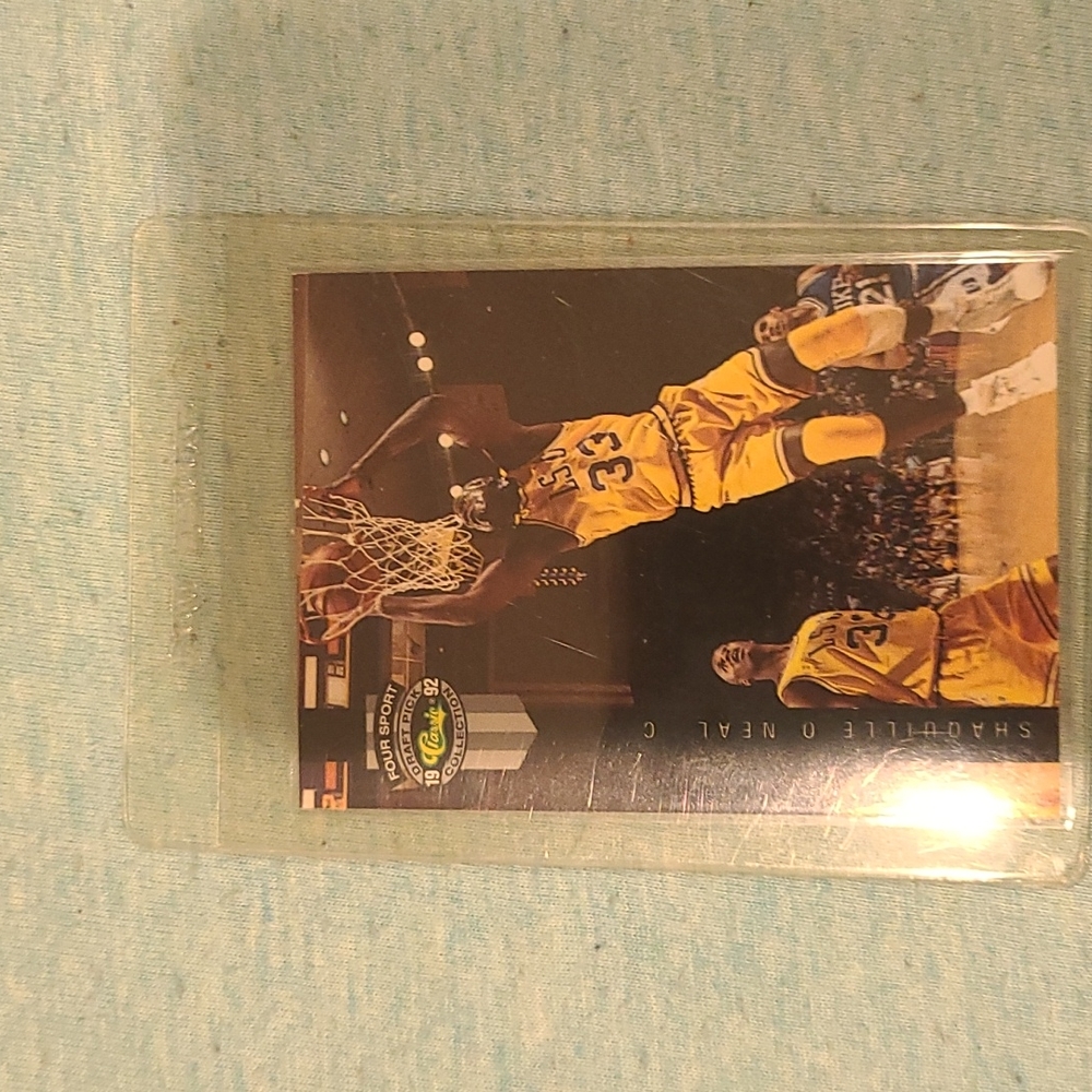 Basketball card Shaquille Rookie Promotional so rare its a unicorn